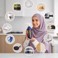 اسپره همه کاره قوی نانو کلین|مواد شوینده و دستمال کاغذی|الیگودرز, |دیوار