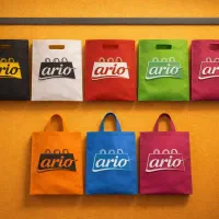 چاپ ساک پارچه ای و پلاستیک فروشگاهی