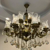 ۳تالوستر تمام برنز سالم درحدنو|لوستر و چراغ آویز|اسلامشهر, شهرک واوان|دیوار