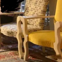 مبل راحتی ۷نفره سالم|مبلمان خانگی و میز عسلی|ابریشم, |دیوار