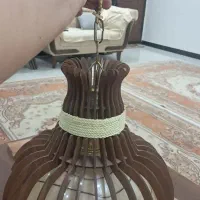 لوستر لاله طرح چوب