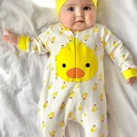 لباس طرح جوجه نوزادی پائیزه