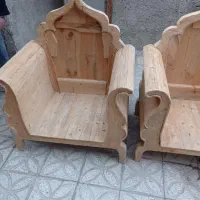 مبل تمام چوب