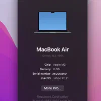 MacBook Air M3 512GB 2024|رایانه همراه|تهران, ونک|دیوار
