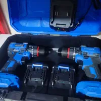 دو تا دریل شارژی براشلس چکشی ۲۰ ولت آکبند ویوارکس