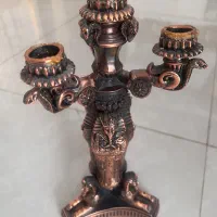 شمعدانی روکش مس