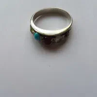 انگشتر پنج نگین اصل زنانه|جواهرات|خمینی‌شهر, |دیوار