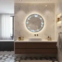 آینه بک لایت.( سنسور مجاورتی ولمسی)