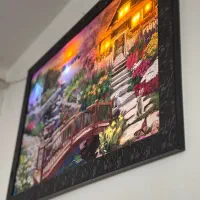تابلو مدرن چراغ دار