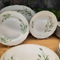 گل گندمی و ظرفهای قدیمی آنتیک و جابرنجی لیمون|ظروف سرو و پذیرایی|لنگرود, |دیوار