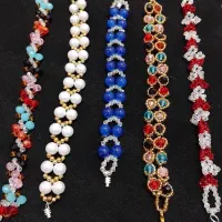 دست بندمرواریدکریستال دستبافت|بدلیجات|کرمانشاه, |دیوار