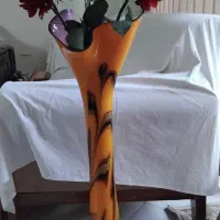 گلدان شیشه ایی بلند شیک 1/100