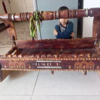 گهواره سنتی|تخت و صندلی بچه|بومهن, |دیوار