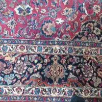 یک جفت فرش دستباف قدیمی عتیقه