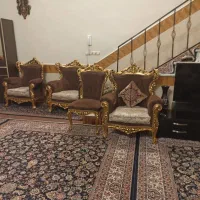 یک سرویس هشت نفره بامیزه نهارخوری|مبلمان خانگی و میز عسلی|قم, سراجه (۱۵ خرداد)|دیوار