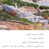 فروش زمین مساحت ۳۷ هزار متر و کارگاه پرورش ماهی|فروش دفتر صنعتی، کشاورزی، تجاری|گندمان, |دیوار