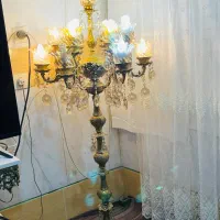 چراغ ایستاده برنجی|چراغ خواب و آباژور|خمین, |دیوار