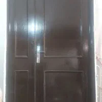دوعدد درب آهنی  و یک درب دولنگه چوبی از جنس خوب|مصالح و تجهیزات ساختمان|شیروان (خراسان), |دیوار