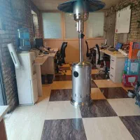 هیتر قارچی وارداتی استیل ماشروم بالکنی هرمی رومیزی