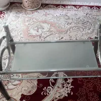 میز پذیرایی شیشه ای