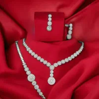 نیم‌ست‌ نقره جواهری هدیه‌ای ماندگاربرای عزیزانتان|جواهرات|تبریز, |دیوار