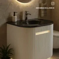 روشویی کابینتی مدل بامبو