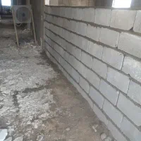 شیب بندی آجر چینی دیوار و...