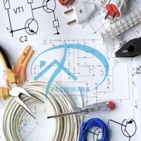برق ساختمان .نصب لوستر. آیفون. کلید پریز . چراغ