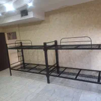تخت فلزی کف توری دوطبقه