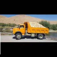 حمل شن سنگ خیم لاشه مالون شسته ریز بنایی وآجر|مصالح و تجهیزات ساختمان|ارومیه, |دیوار