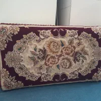 ۶عددپشتی گل برجسته وپنبه ویه تخته فرش ۲×۳