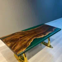 میز روستیک.میز ناهار خوری.میزمزه.اردوخوری.چوب گردو|میز و صندلی غذاخوری|ری, بازار آهن|دیوار