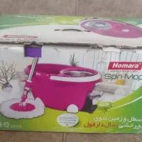 سطل و زمین‌شوی چرخشی پدال دار فول