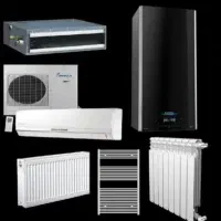 نصب رادیاتورها و شیرآلات لوله کشی نصب کولر گازی