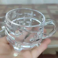استکان سه پایه کریستال کترا