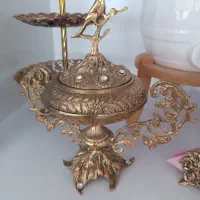 تعدادی ظروف و دکوری برنزی کاملا نو|صنایع دستی و سایر لوازم تزئینی|داران, |دیوار