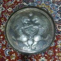 سینی مسی قدیمی دو عدد