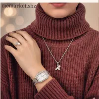 ست ساعت زنانه و انگشتر مروارید و گردنبند