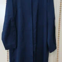 مانتو سرمه ای در حد نو