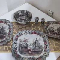 ظروف آنتیک فن انگلیس|ظروف سرو و پذیرایی|اهواز, کوی ترابری|دیوار