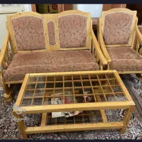 مبل هشت نفره به همراه عسلی