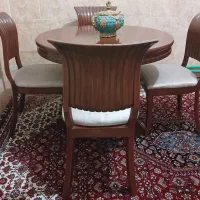 میز ناهار خوری تمام چوب مرغوب راش نونو