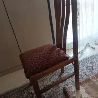 ۴ عدد صندلی چوبی