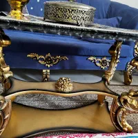 مبل نیمه سلطنتی آبی|مبلمان خانگی و میز عسلی|شهریار, رزکان|دیوار