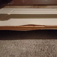 درب چوبی با چهارچوب و قفل و دستگیره|مصالح و تجهیزات ساختمان|قائن, |دیوار