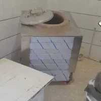 تنور گلی چرخ دار رستوران