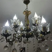سه عدد لوستر چهار و پنج شاخه دوبل