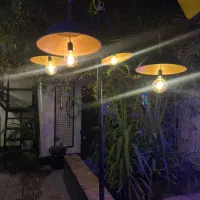 ۳ عدد ستون چراغ فلزی مناسب فضای باز