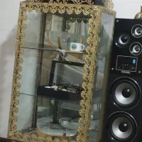 میز تلویزیون  تمام برنج|بوفه، ویترین، کنسول|پیشوا, |دیوار