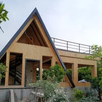 ساخت کلبه چوبی سوئیسی با مصالح متری ۲۰/۰۰۰ تومن